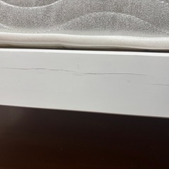 SD スノコベッド ホワイトの画像