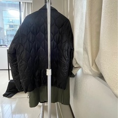 洋服ラック　ホワイト　ハンガーラック　衣類収納の画像