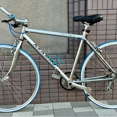 MARIN マリン　クロス バイク　シルバー フルパーツカスタム　サイズ44cm 東京　中央線　吉祥寺駅　三鷹駅　　京王線　仙川駅の画像