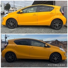 【限定色】トヨタ アクア S 中期 前後ドラレコ 20~30km/Lの画像