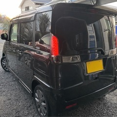 ターボ車【車検７月末まで！】スペーシアカスタムTS 125,000kmの画像