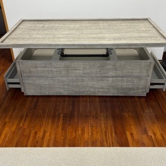 値下げしました。Ashley テーブル　リフトトップ の画像