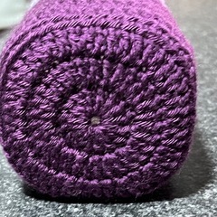 紫purpleペットボトルカバーの画像