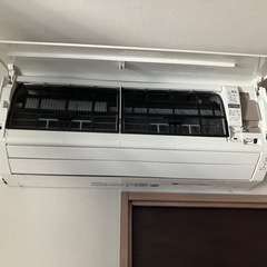 【美品】パナnanoeX エアコン8畳22年製造（機器取外&引取作業必要）※遠隔操作可能の画像