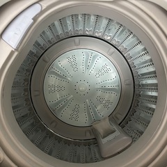 洗濯機　(白ピンク)の画像
