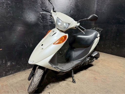 ★支払総額8.0万円★定休日なし！いつでも現車確認可能です！ スズキ アドレスV125 教習車仕様 白 CF4EA 人気のV125！ 希少！！ 教習車仕様！ サイスタ付き！ カスタムベースに♪