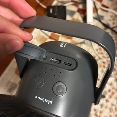 キャンプ用扇風機の画像