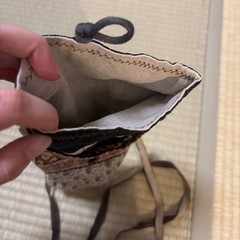ハンドメイド　ショルダーバッグ　　ポーチの画像