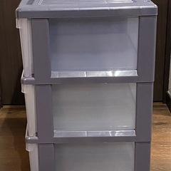 クローゼット収納 引き出し 衣装ケース 3段の画像