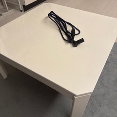 こたつ　テーブル　ホワイト　正方形の画像