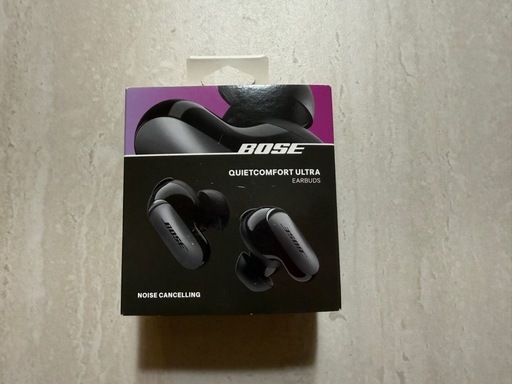BOSE QuietComfort Ultra Earbuds 中古美品 美品】Bose QuietComfort Ultra Earbuds（純正XSチップ＆ストラップ