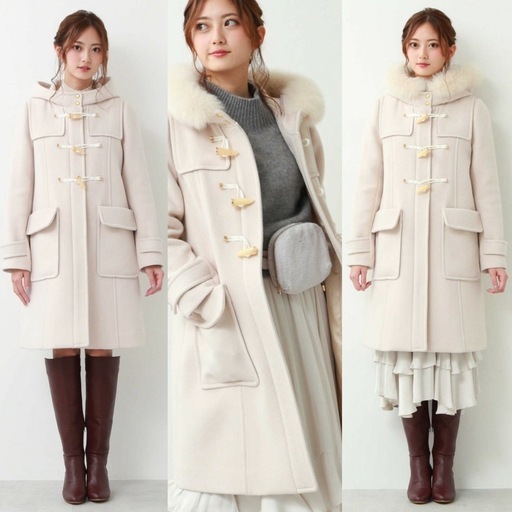 定価4万程度⭐️JILL by JILL STUART フロッシーモッサダッフルコート