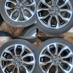 マツダ純正R19アルミホイール 4本 美品の画像