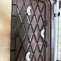 日本育児 
おくだけとおせんぼ おくトビラ Sサイズ（ホワイトスチール）／使用可・裏側一部劣化あり（現状渡し）の画像