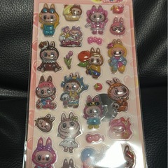 ラブブ　：3D立体レリーフステッカーの画像