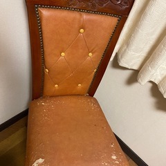 アンティークなレトロ椅子 4脚の画像