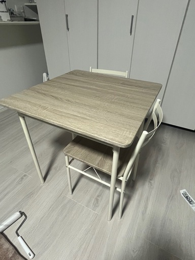 【美品】「ダイニングテーブル＋椅子2脚セット｜美品｜使用浅