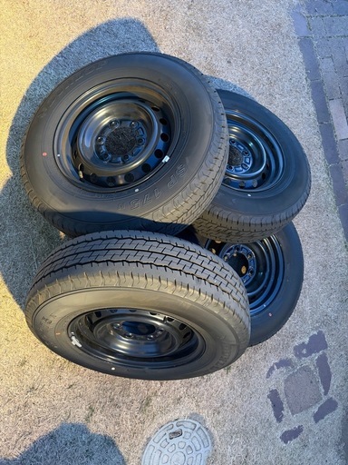（お話し中）195/65R15 スタッドレス　ホイールPCD114.3　IN45　各社ミニバン等に お話し中）195/65R15 スタッドレス ホイールPCD114.3 IN45 各社