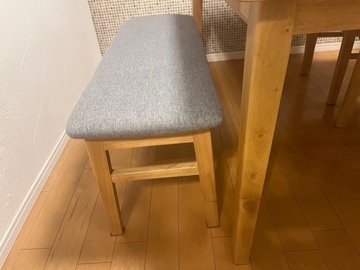 【美品】RASIK天然木ダイニングセット80×135cm定価53,980円　