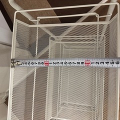 IKEA 3段ラック　ホワイトの画像