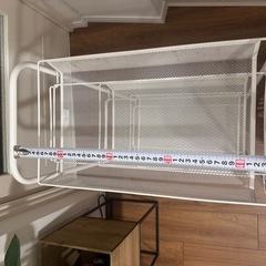 IKEA 3段ラック　ホワイトの画像