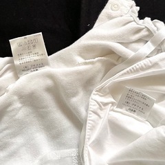 ツーウェイ・ドレスオール &ロンパース☆帽子付き　50〜60の画像