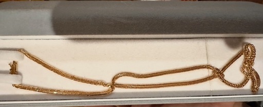 13.6g 18金　12面トリプル　55cm