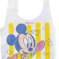 ピジョンPigeonおでかけエプロン64枚ディズニー ベビー使い捨て防水ポケットの画像
