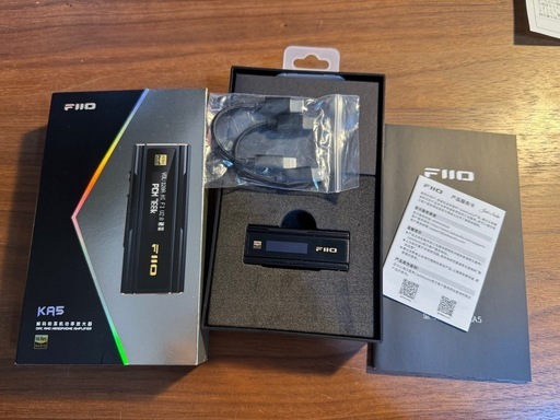 FiiO KA5 FIO-KA5-B CS43198 Headphone Amplifier USB Type-C 4.4mm Bal FiiO KA5 FIO-KA5-B国内正規品CS43198 USBType-C R82897850 