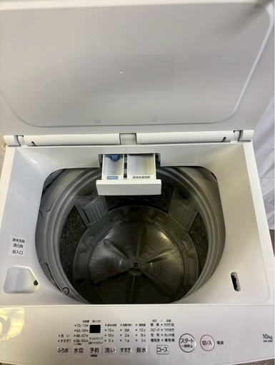 【成約済み】【分解洗浄】東芝 洗濯機 AW-10M7 2018年製 洗濯10kg