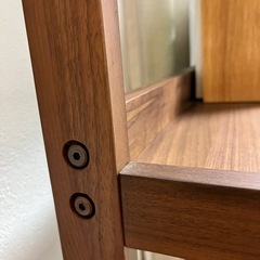 飾り棚ウォールナット　（元値4万円）の画像