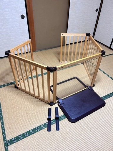 ベビーゲート　日本育児　木製フレーム