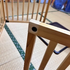 ベビーゲート　日本育児　木製フレームの画像