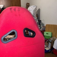 セミバケットシート　赤の画像