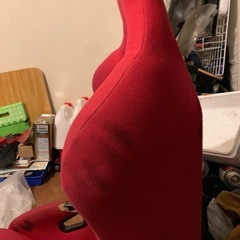 セミバケットシート　赤の画像