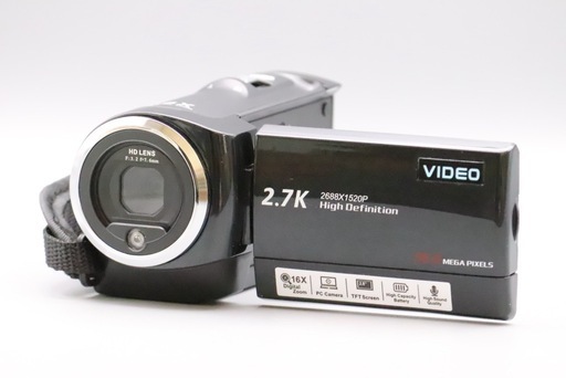 ⭐︎新品⭐︎ 2.7K ビデオカメラ2688×1520p (むぅさん) 市川大門の