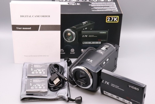 ⭐︎新品⭐︎ 2.7K ビデオカメラ2688×1520p (むぅさん) 市川大門の