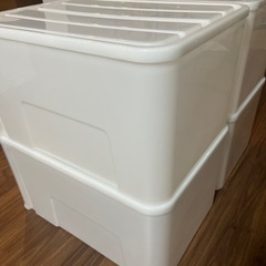 【ニトリ】【4個セット】クローゼットケース　収納ケース　 Lサイズ の画像