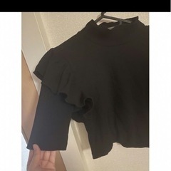 ZARA トップス　五分丈　　の画像