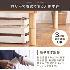 【耐荷重200kg】3段階高さ調節 すのこベッド ダブル（マットレスセット）の画像