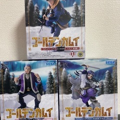 新品未開封ゴールデンカムイ XrossLink フィギュア杉元佐一、アシリパ
