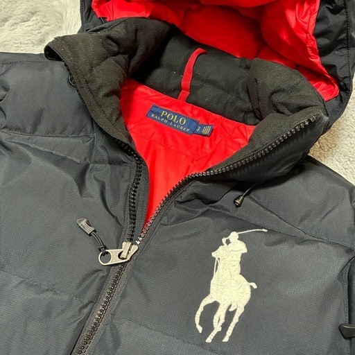 【POLO Ralph Lauren】ポロ ラルフローレン  ダウンジャケット、クラッチバッグ