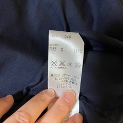 theory luxeブラウスの画像