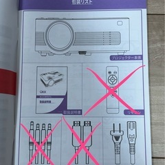 【動作確認済】　プロジェクターの画像