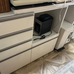 スライド伸長式カウンター幅91〜126センチの画像