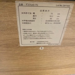 パソコンデスクの画像