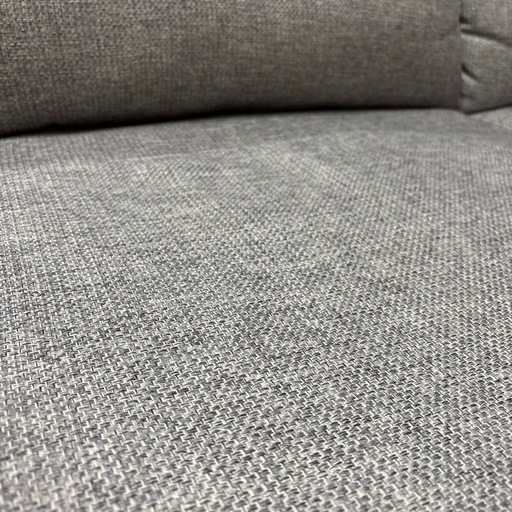 ニトリ 3人掛けソファ 美品／カバー使用／毛玉・シミなし