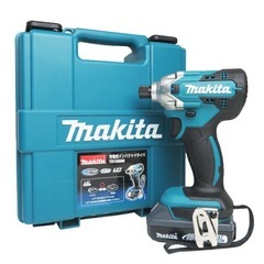 マキタ(makita)18v充電式インパクトドライバ TD156DB   バッテリ/充電器/ケース付の画像
