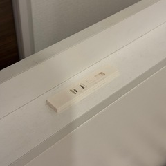 ダブルベッド  ベッドフレーム  ニトリの画像