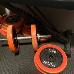 ベンチ台　ダンベルの画像